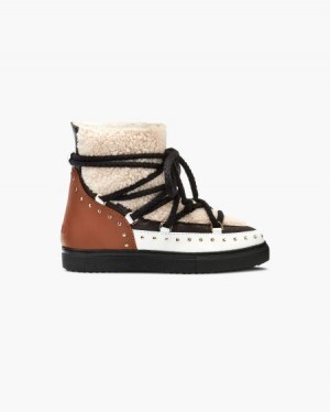 INUIKII Curly Rock Wedge Ženske Tenisice Krem Hrvatska | 689251-SLF