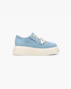 INUIKII Matilda Suede Low Ženske Tenisice Plave Hrvatska | 682917-KND