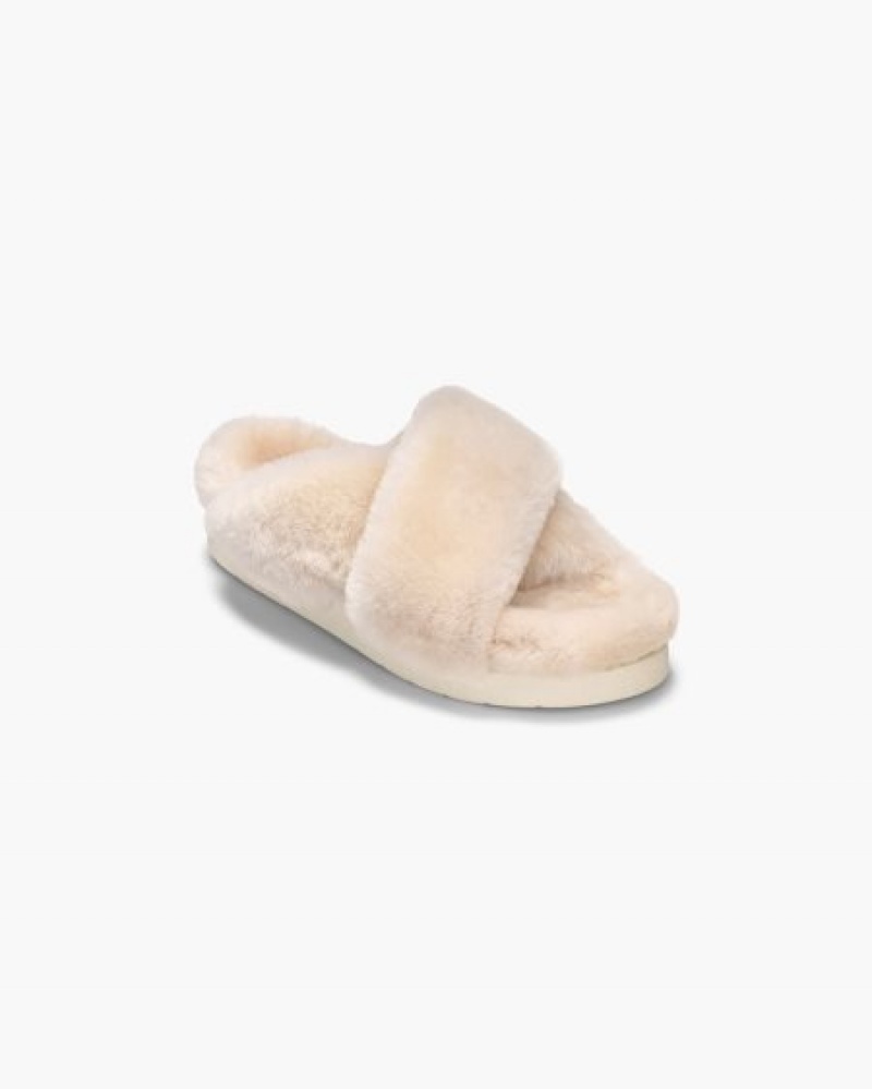 INUIKII Classic Shearling Ženske Papuče Bež Hrvatska | 210869-SCT