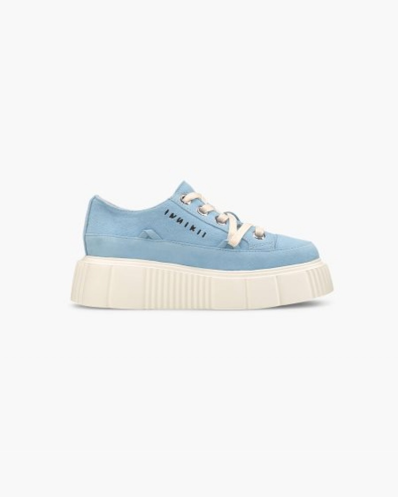 INUIKII Matilda Suede Low Ženske Tenisice Plave Hrvatska | 682917-KND