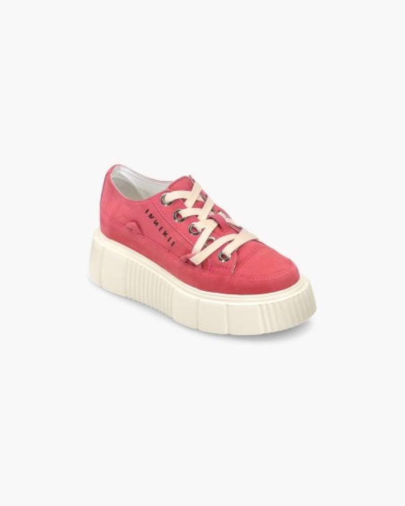 INUIKII Matilda Suede Low Ženske Tenisice Roze Hrvatska | 732016-JQW