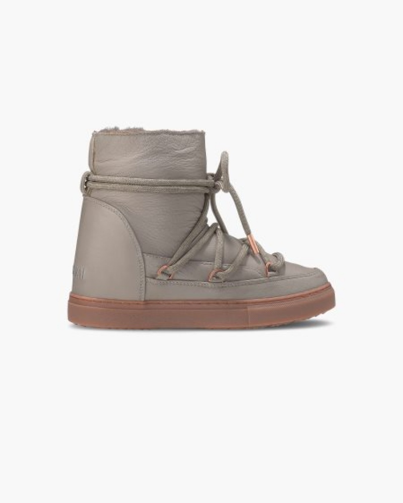 INUIKII Nappa Wedge Ženske Tenisice Taupe Hrvatska | 716342-MOL